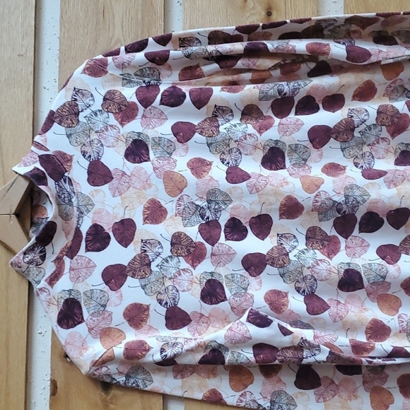 Croft & Barrow Bundle of 2 Mock Neck Fall Graphics Long Slv Sz. PL Tops - Picture 9 of 14